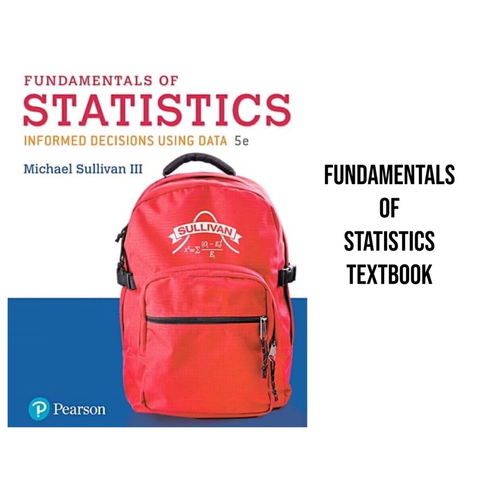 EUC Fundamentals of Statistics Loose leaf book, quick reference guide, &…